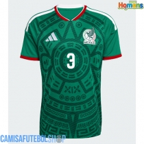 Camisa de time de futebol México Cesar Montes #3 Replicas 1º Equipamento Mundo 2026 Manga Curta